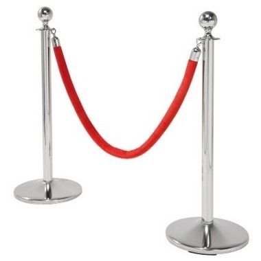 STAINLESS STEEL SAFETY POST FOR VIP ROPE