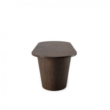 Mesa de café de madeira curvo WOODROW
