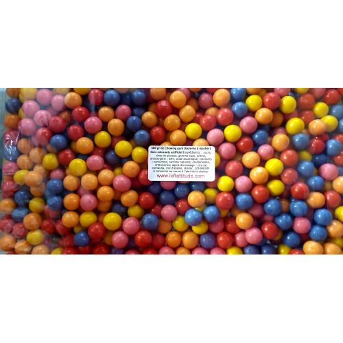Boules de chewing gum 2,5 kg
