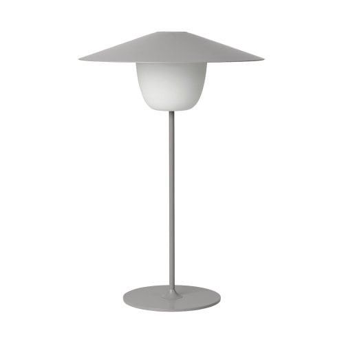 Mobile outdoor lamp matt white 34cm ANI LAMPE