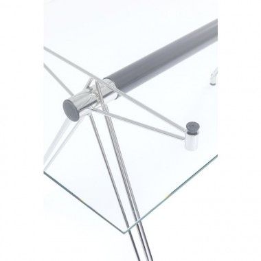 Clear Visible Glass Design Desk