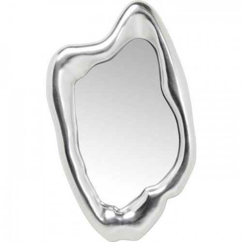 Espejo de diseño DROPS ovalado de aluminio