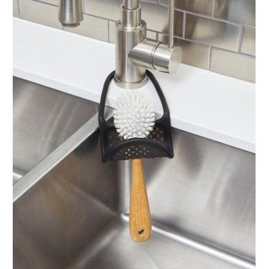 SLING sink black sponge holder