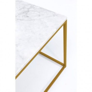 LASER marble and gold metal coffee table