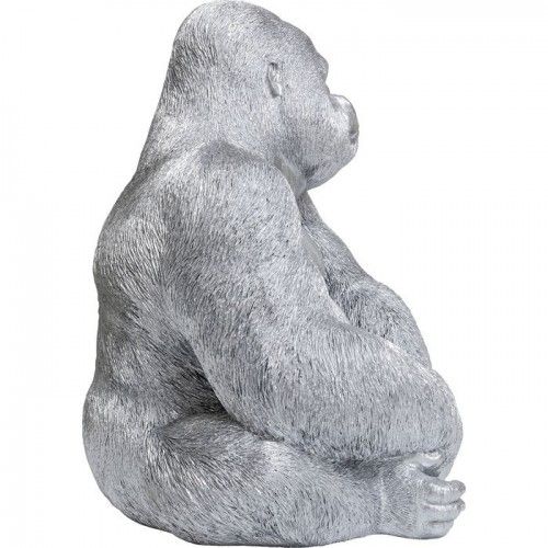 Statue gorille argent réaliste GORILLA - Kare Design (Réf. 62022)