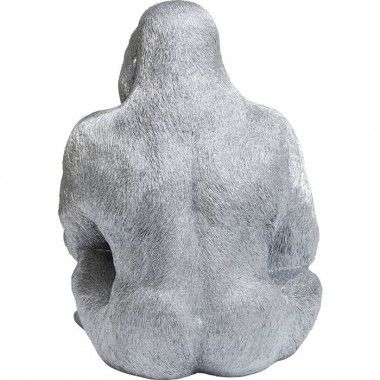 Statue Gorilla silber INITIAL