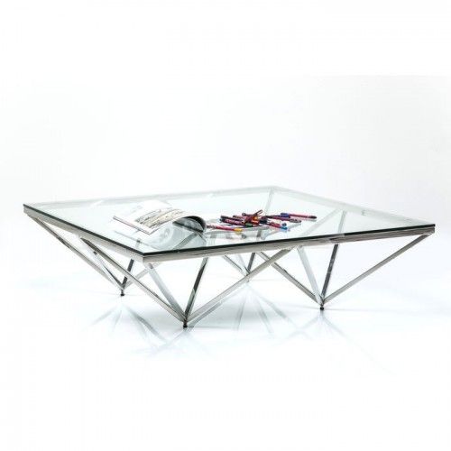 TABLE BASSE CARRE NETWORK KARE DESIGN 105 X 105