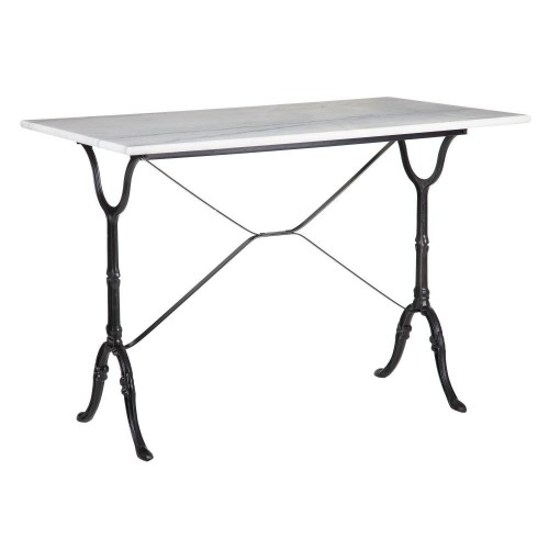 Mesa bistro rectangular de mármol 100 cm AXEL