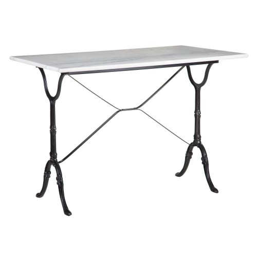 Table bistrot marbre rectangulaire 100 cm AXEL