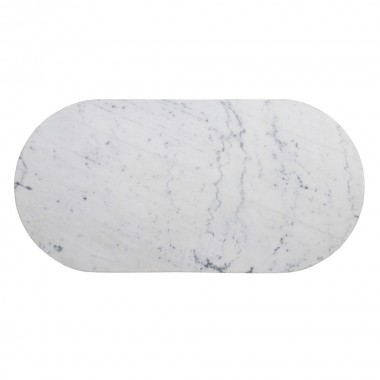 AXEL oval marble bistro table 120 cm
