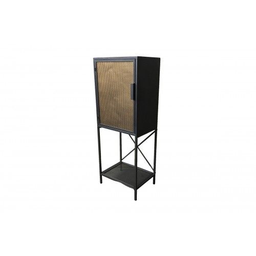 PARKER metal tall unit with 1 door and 1 shelf