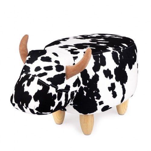 Cow stool white black fabric LA VACHE