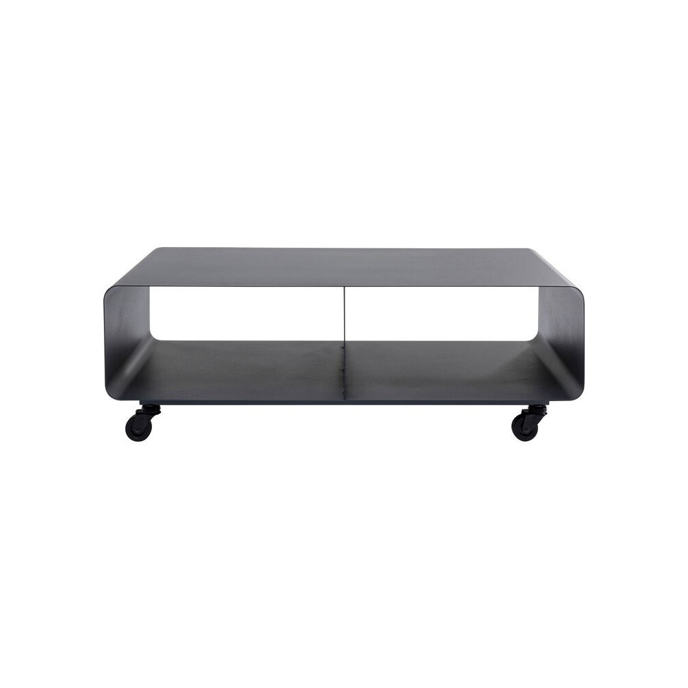 LOUNGE lacquered gray TV cabinet