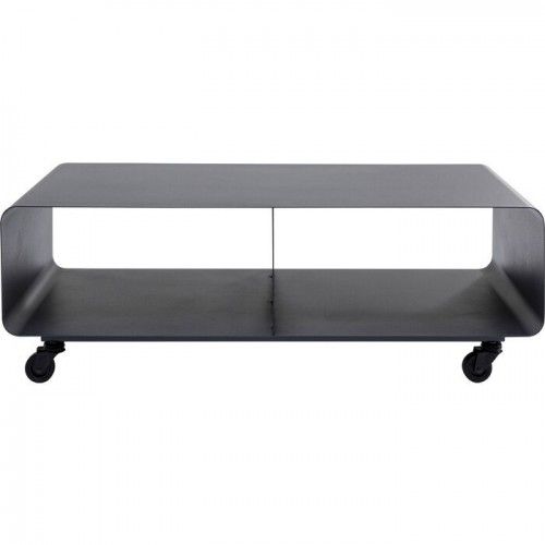 LOUNGE lacquered gray TV cabinet