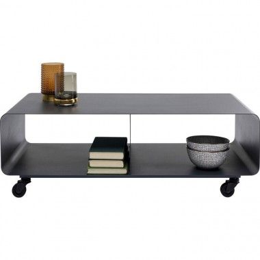 LOUNGE lacquered gray TV cabinet