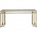 Gold stainless steel glass console 160cm RUSH