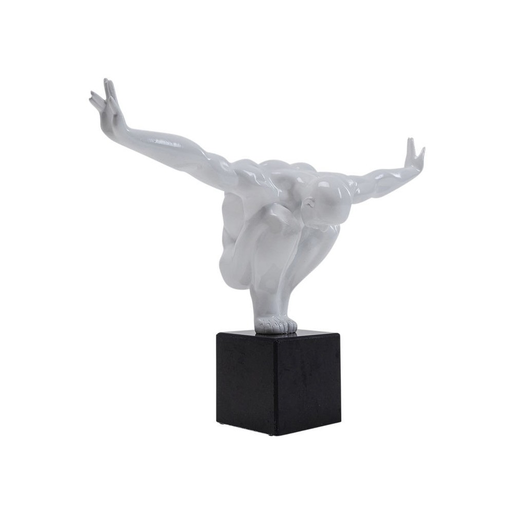 Estátua de atleta masculino branco ATLETA