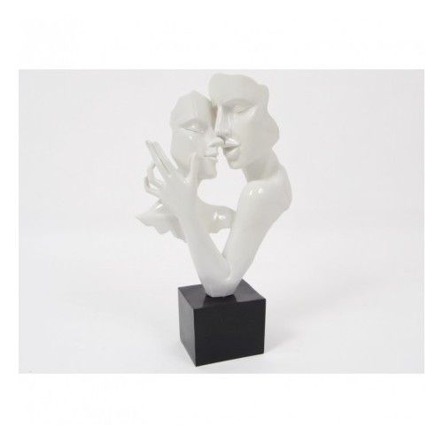 Double face dancing statue white 50 cm CONSTANTIN