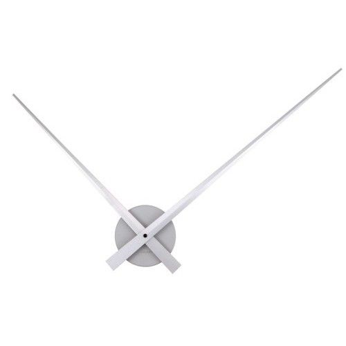 Reloj agujas Karlsson diam. 90 cm de plata