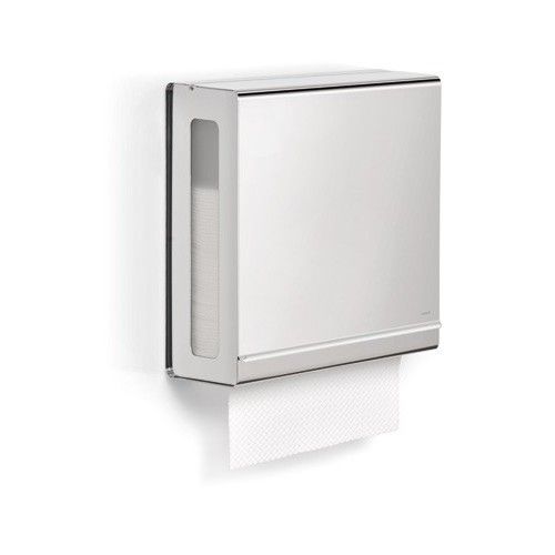 NERIO BLOMUS POLISHED STAINLESS STEEL PAPER TOWEL DISPENSER