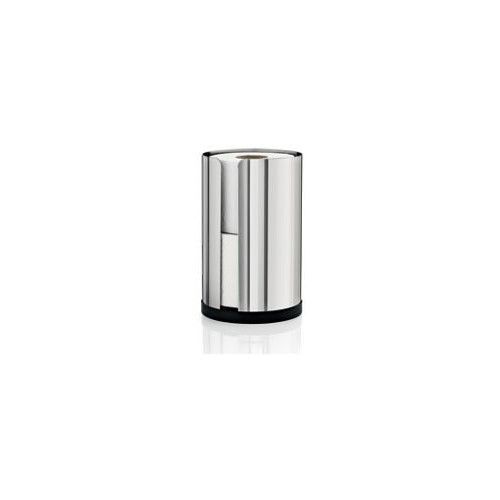 POLISHED STAINLESS STEEL TOILET PAPER RESERVE 2 ROLLS NEXIO BLOMUS