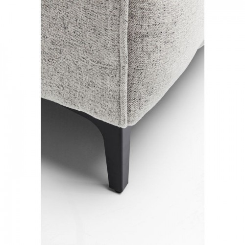 Canapé design italien tissu gris 3 places VERSUS