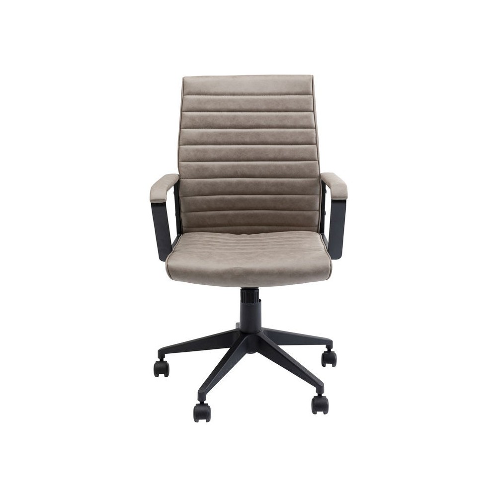 LABORA beige bureaustoel met leereffect