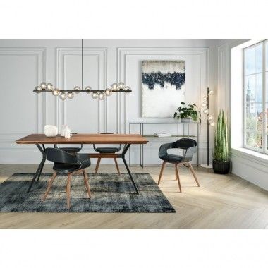 Downtown WALNUT dining table 220x100 cm Kare design