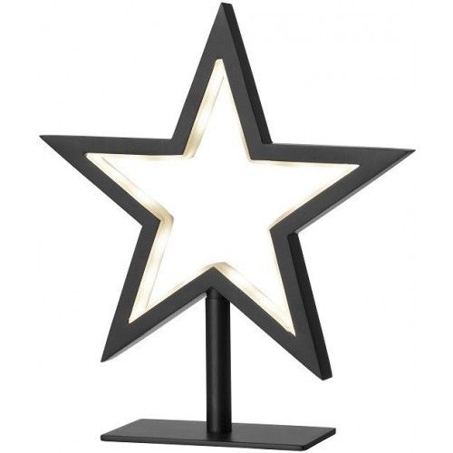 Black LED star lamp LUCY-S sompex