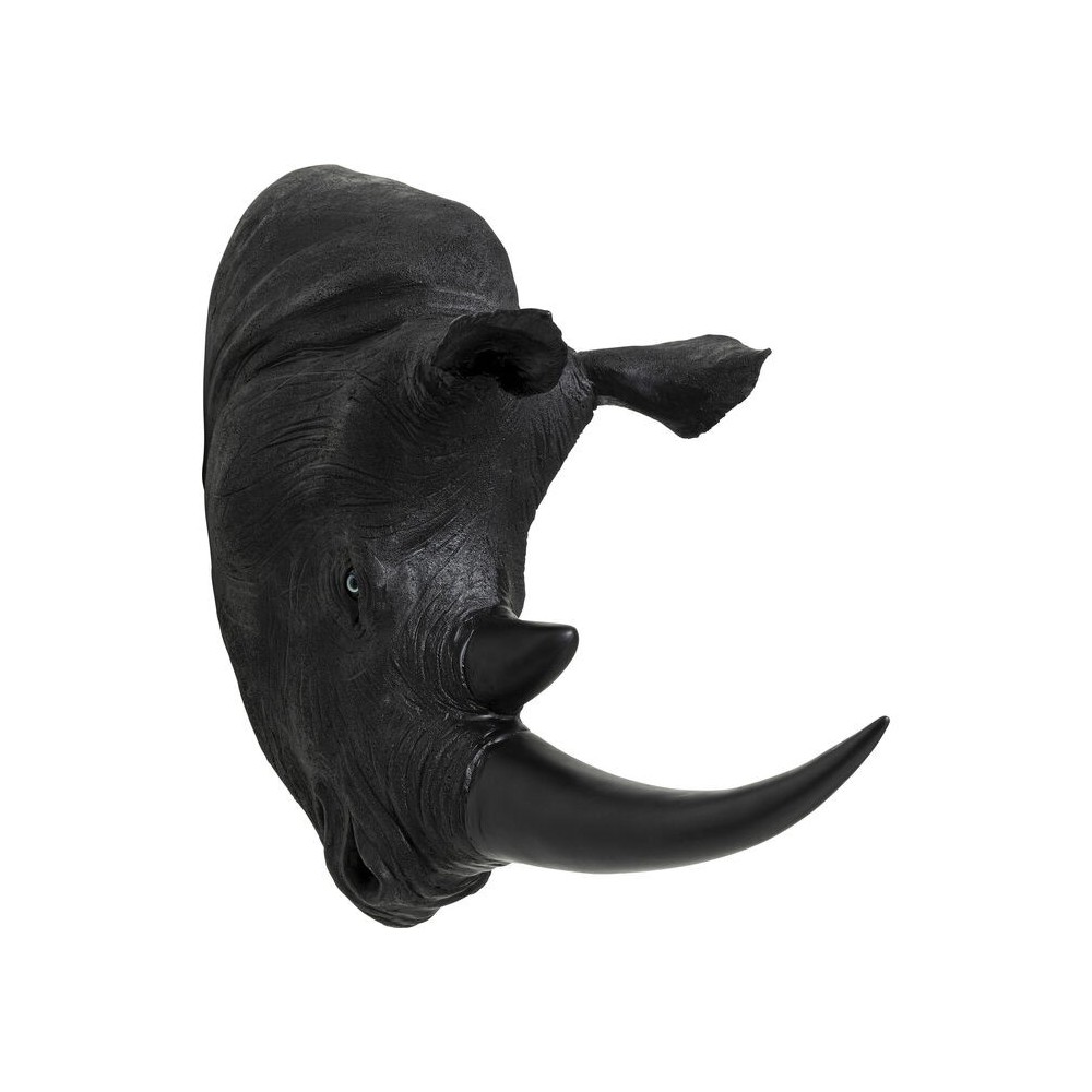 Tête de Rhinocéros déco antique BLACK