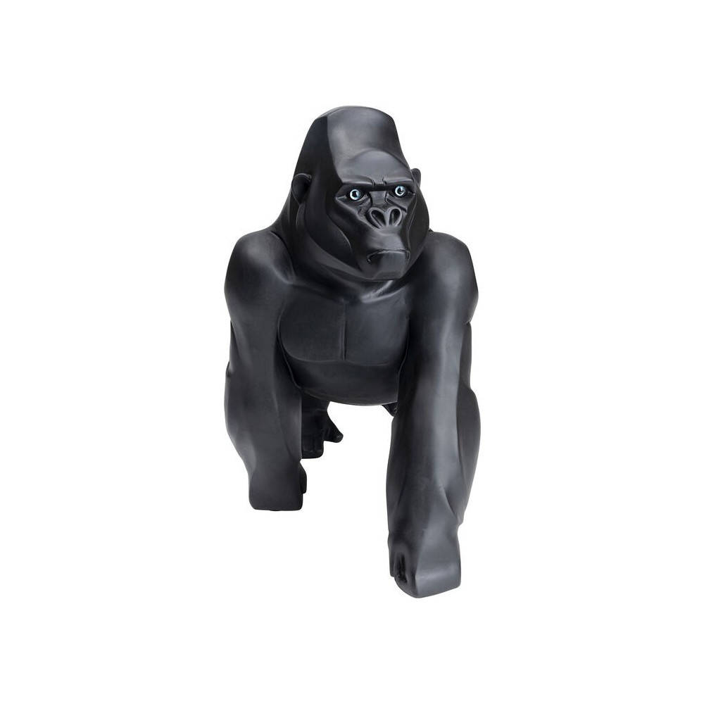 Gorille décoratif noir mat 57 cm Gorilla