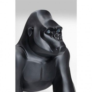 Gorila decorativo negro mate 57 cm Gorilla