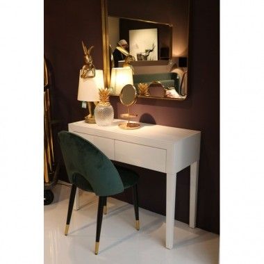 LUXURY gray tinted mirrored glass console