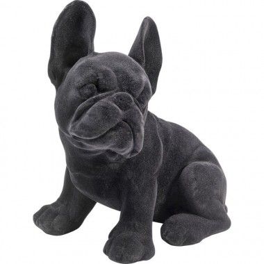 Statuetta di cucciolo di bulldog francese nero KARE DESIGN