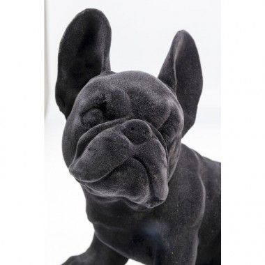 Figurine Bouledogue Français En Résine - Statue Déco Bureau Ou Salon, Design Gentleman, Dimensions 10x8x8 Cm, Cadeau Original Pour Amoureux Des Chiens