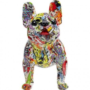 Franse Bulldog-standbeeld GRAFFITI BULLDOG