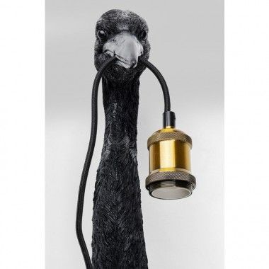 Wandlamp met zwarte reigerkop Kare design