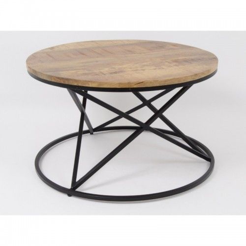 ABISKO ronde houten salontafel
