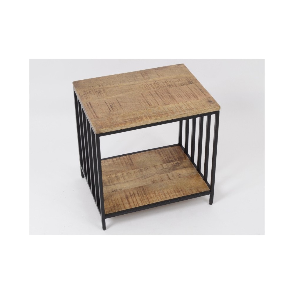 ABISKO wooden rectangle end table