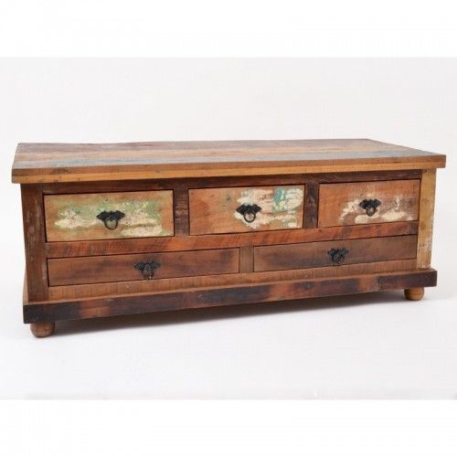 PAJALA 5-drawer wooden coffee table
