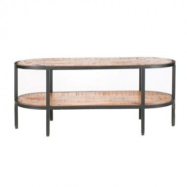 Table de salon en bois 110cm FINNOYA