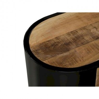 Table de salon en bois 110cm FINNOYA