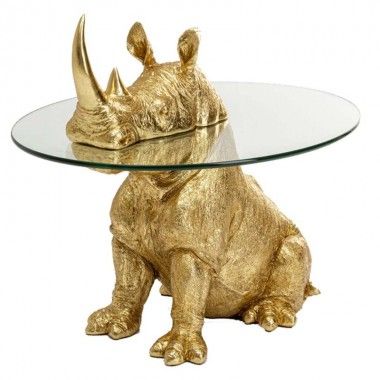 Table d'appoint Rhinocérosdoré Kare Design