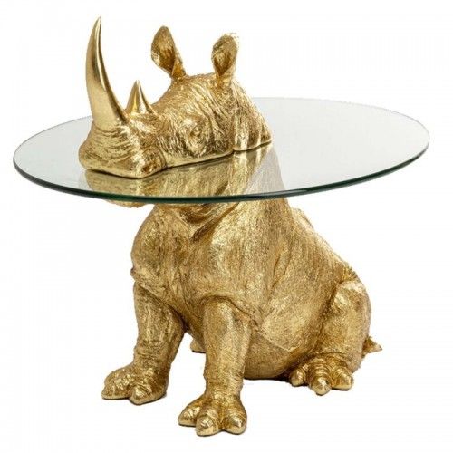 Table d'appoint Rhinocérosdoré Kare Design