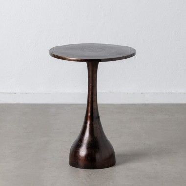 Table auxiliaire cuivre aluminium 45cm BOIS