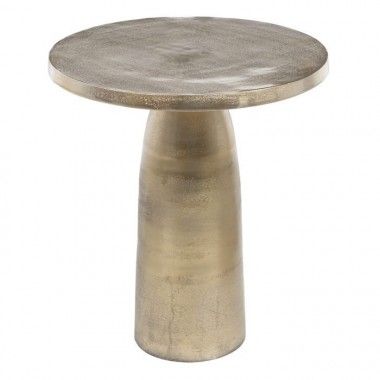Table auxiliaire cuivre aluminium 40cm BOIS