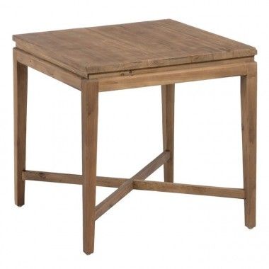 Table auxiliaire bois de pin 60cm PIN
