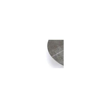 Table ovale noire GRES 180x120cm