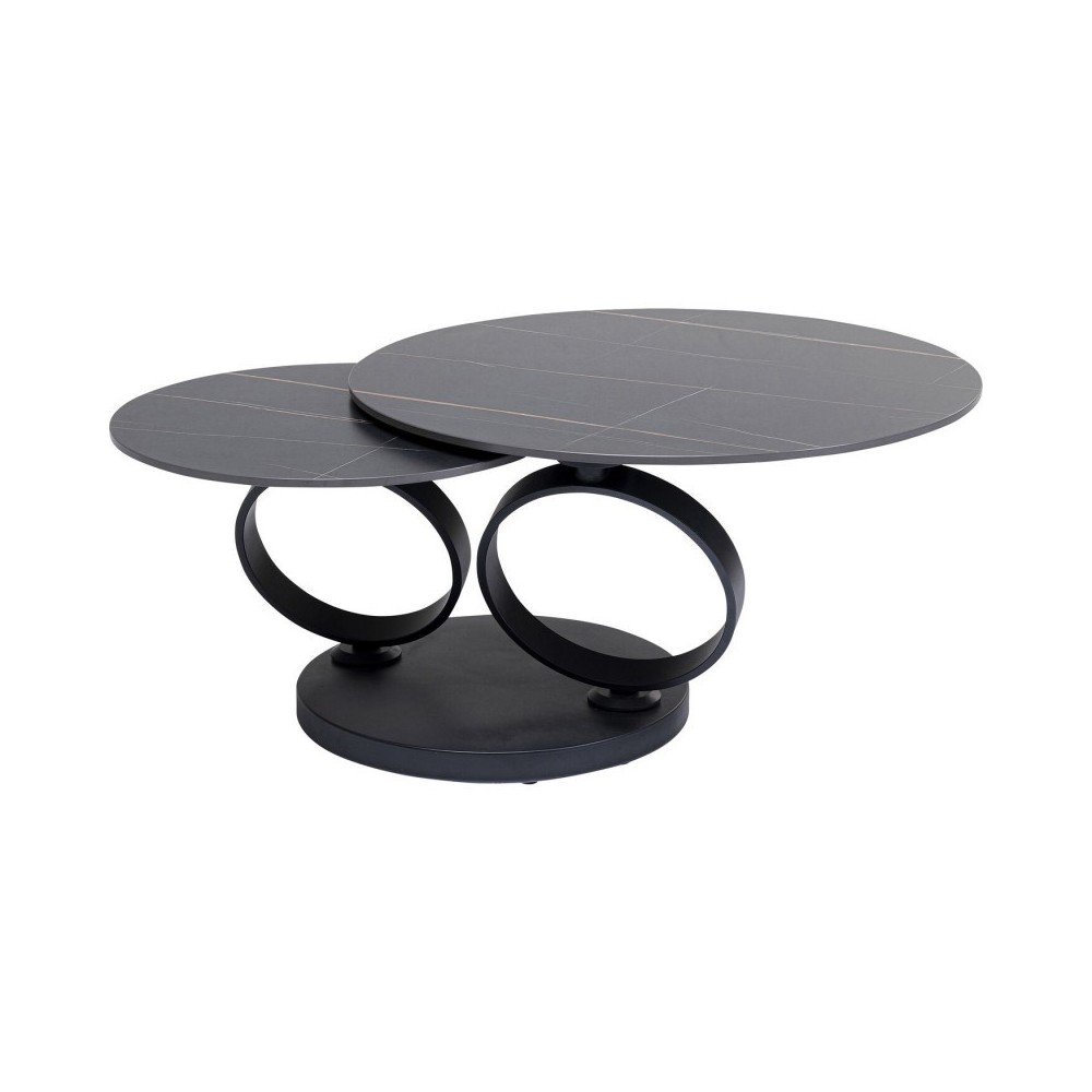 Table basse noire Kare design BEVERLY