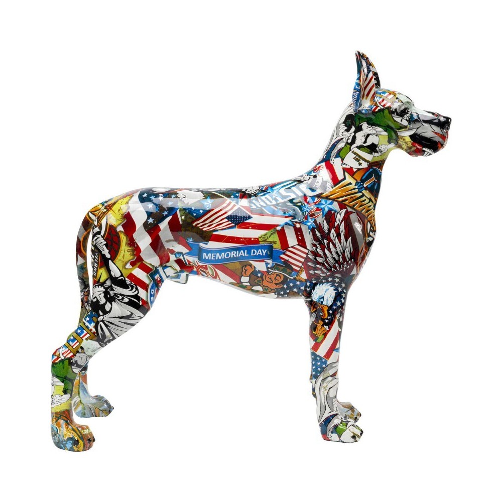 Statue dogue allemand Kare design GRAFFITI